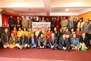 क्वोंने (घोण्डे–घोताने) गुरुङ समाज युकेद्वारा कागबेनीमा बौद्ध गुम्बा निर्माण